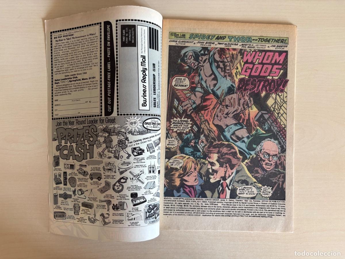 C&oacute;mics: Marvel Team-Up #70 (Marvel Comics USA, 1978) - Foto 2