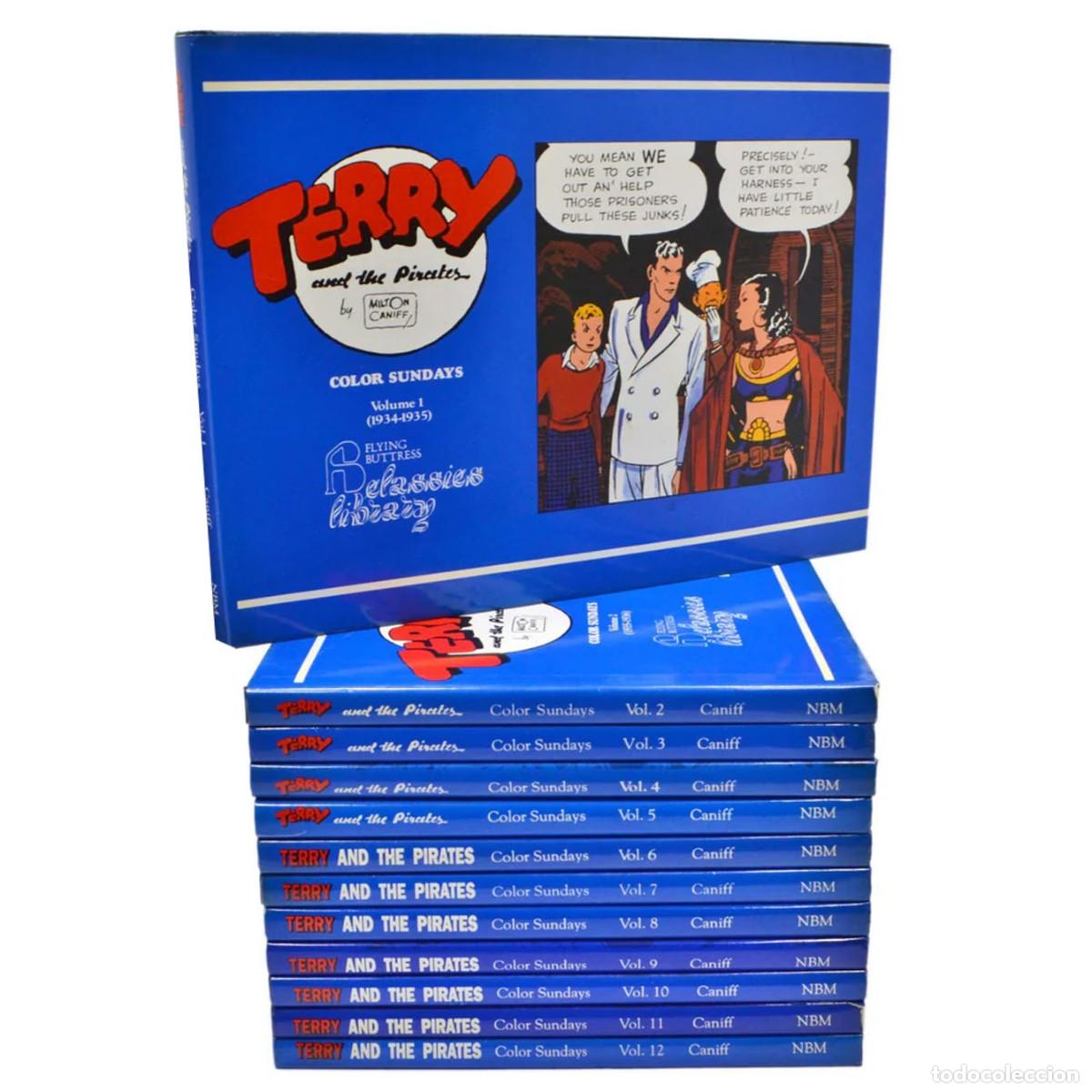 C&oacute;mics: TERRY AND THE PIRATES Milton Caniff 1 a 12 (Obra Completa)