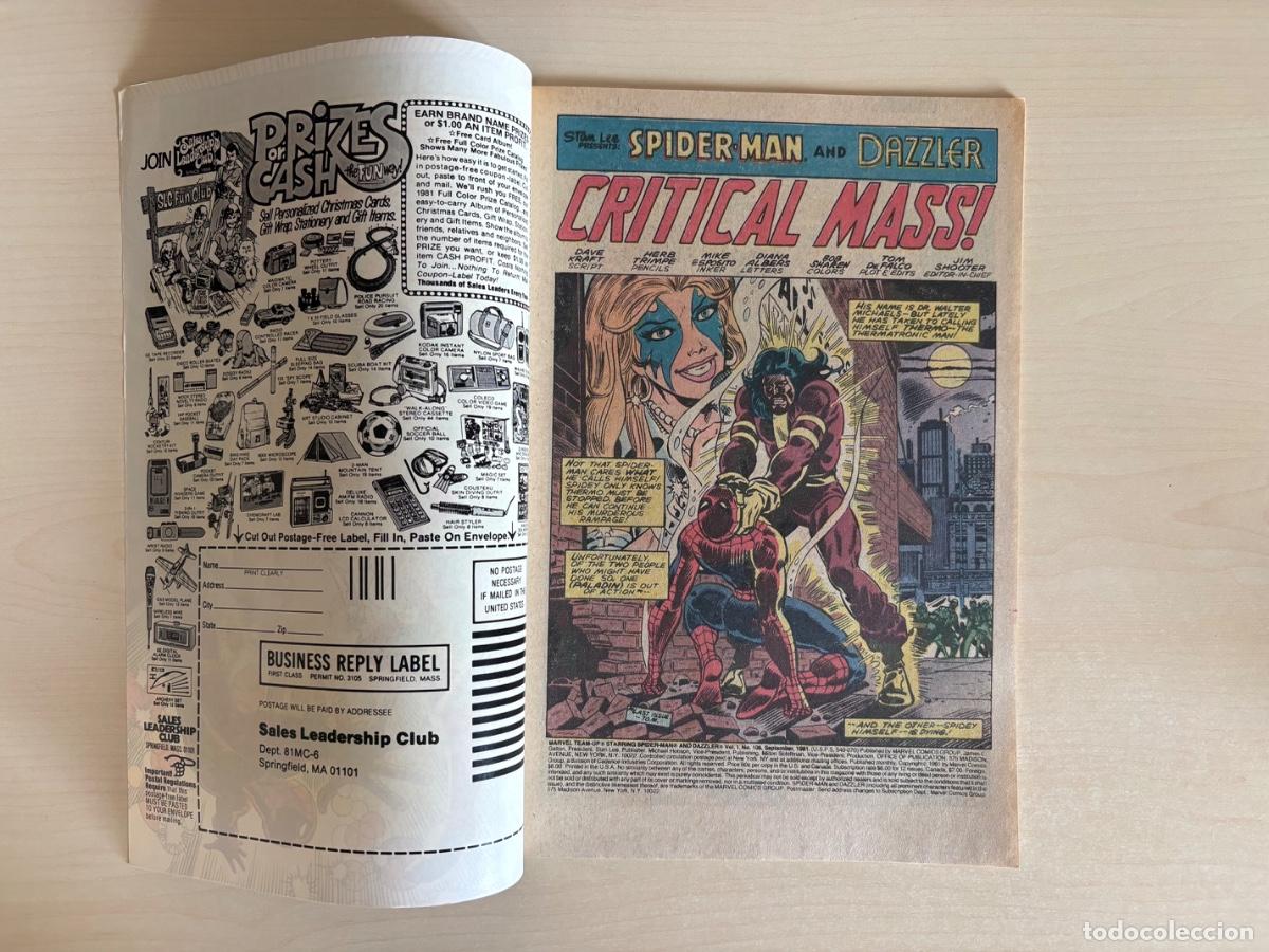 C&oacute;mics: Marvel Team-Up #109 (Marvel Comics USA, 1981) - Foto 2