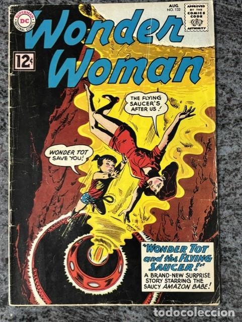 C&oacute;mics: WONDER WOMAN (1942-1986 SERIES) N&ordm; 132 (AGOSTO 1962). ORIGINAL DC. BUEN ESTADO