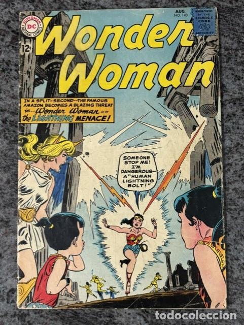C&oacute;mics: WONDER WOMAN (1942-1986 SERIES) N&ordm; 140 (AGOSTO 1963). ORIGINAL DC. BUEN ESTADO