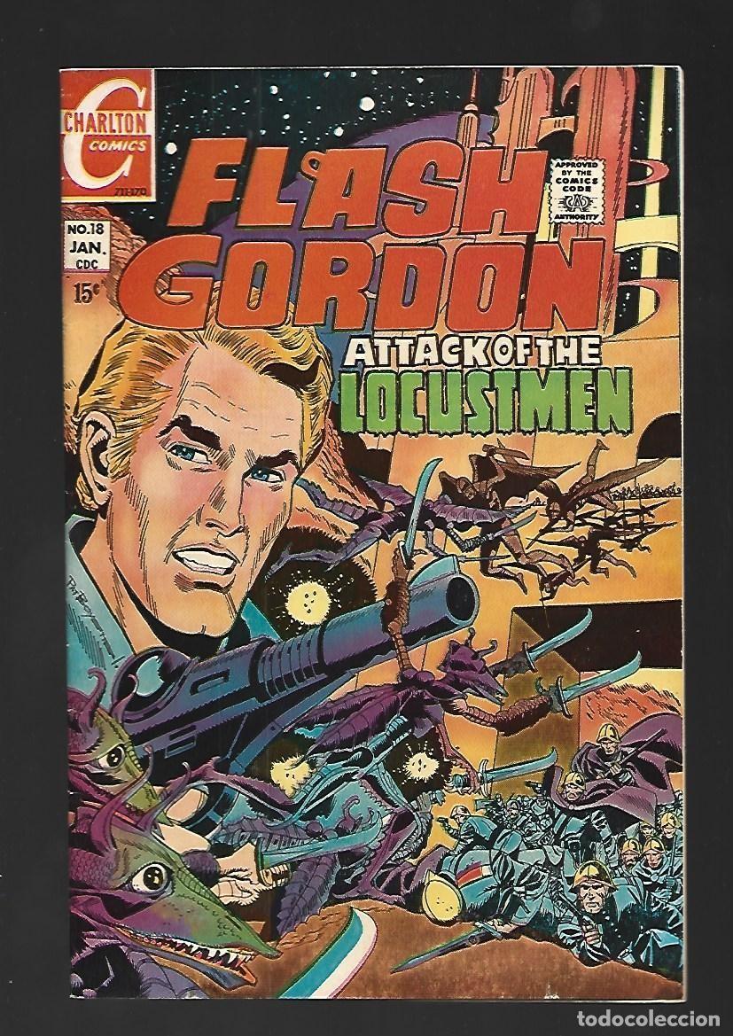 C&oacute;mics: Flash Gordon, 18, 1970, Charlton comics, muy buen estado. Caja DA