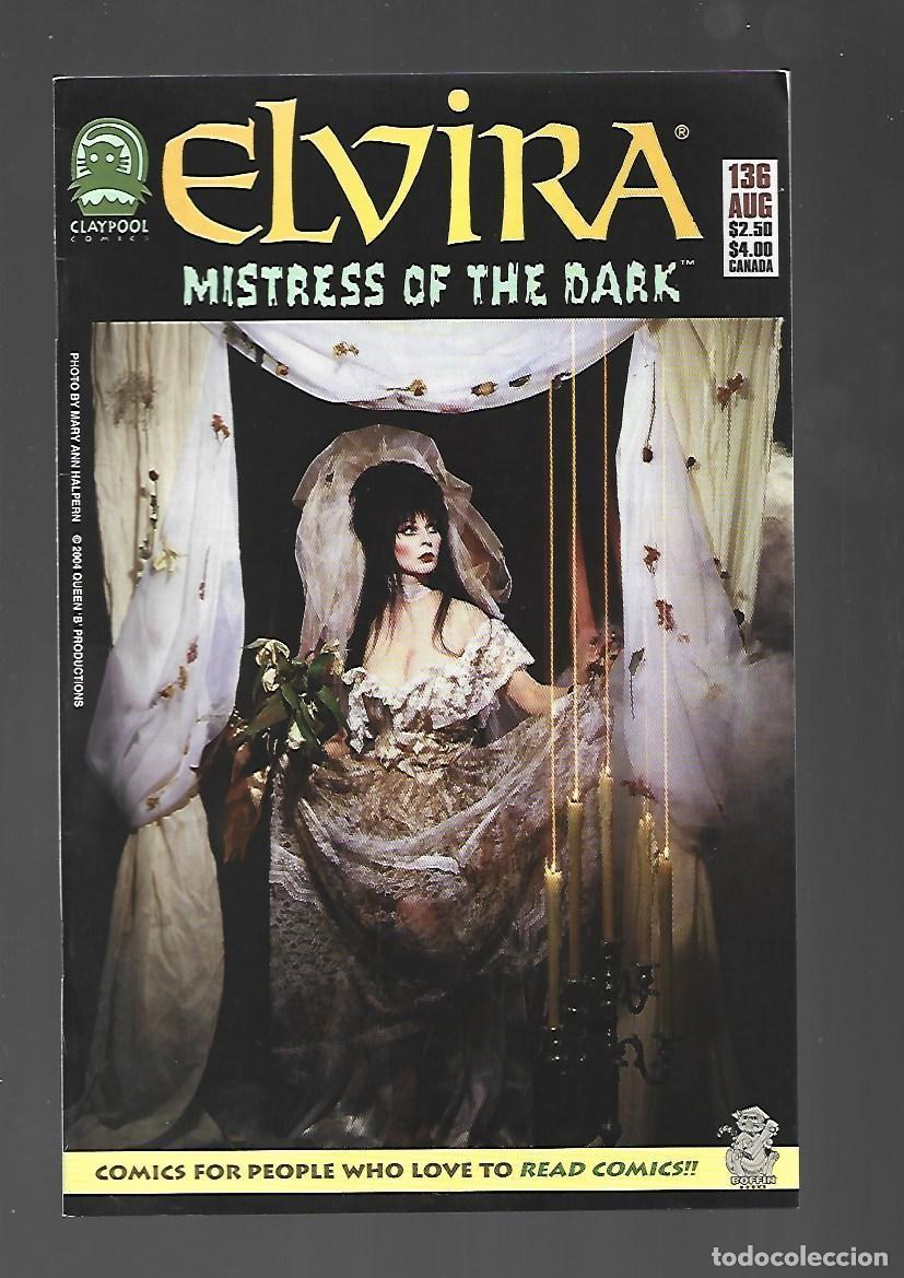 C&oacute;mics: Elvira, mistress of the Dark, 136, 2004, Claypool comics, muy buen estado. Caja DA