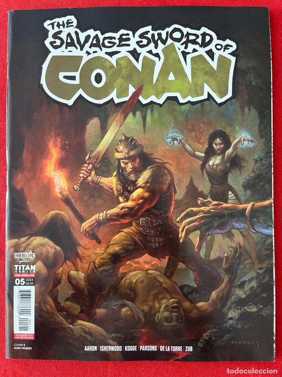C&oacute;mics: THE SAVAGE SWORD OF CONAN 5 TITAN COMICS 2024