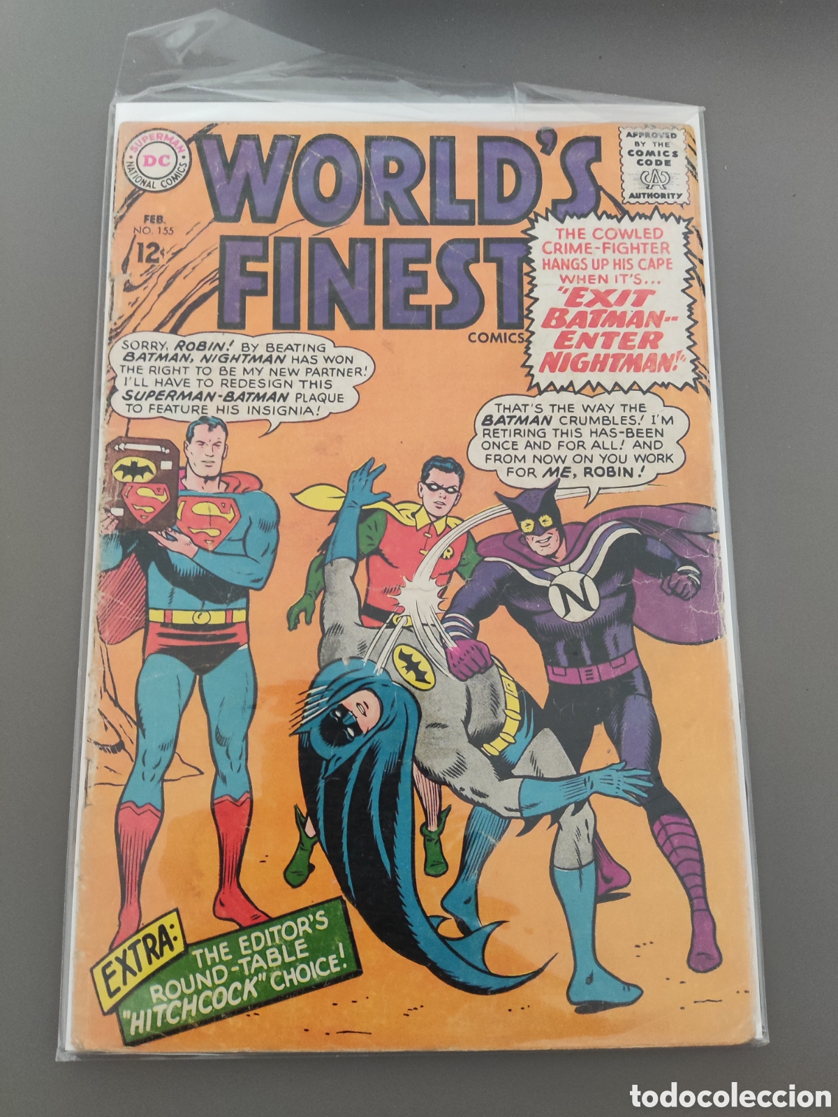 C&oacute;mics: World Finest 155 DC 1966