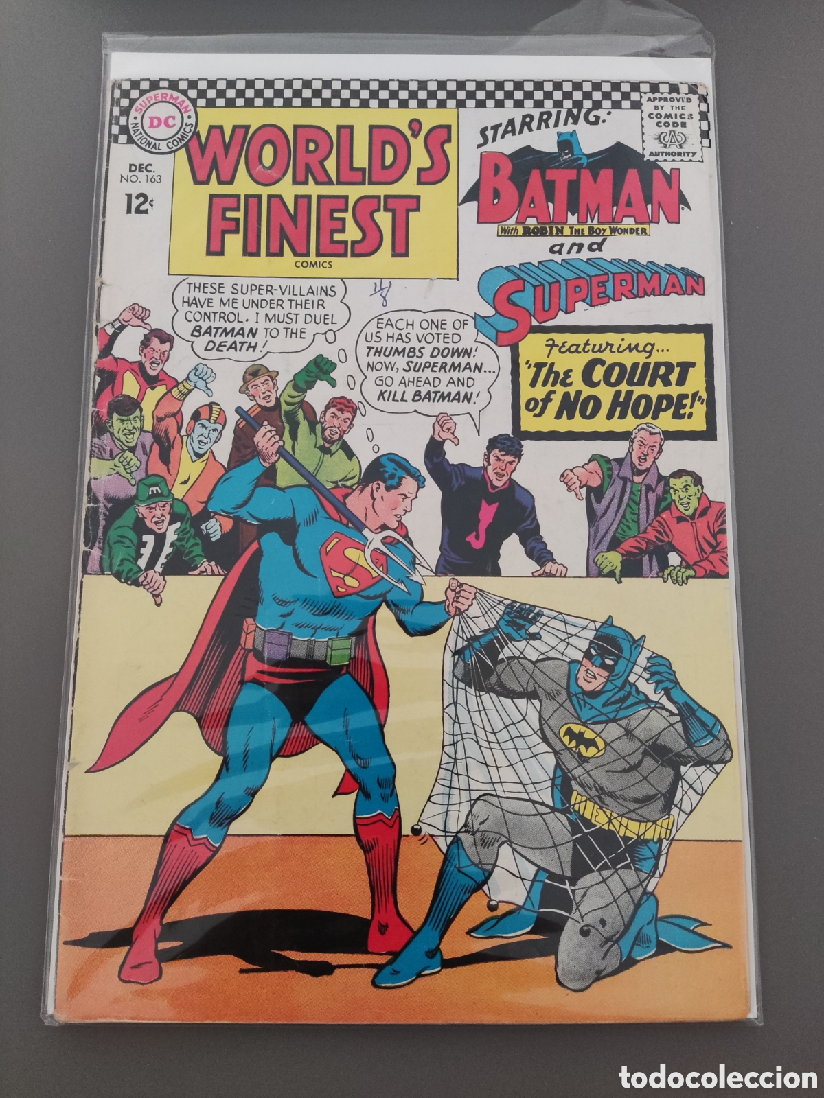 C&oacute;mics: World Finest 163 DC 1966
