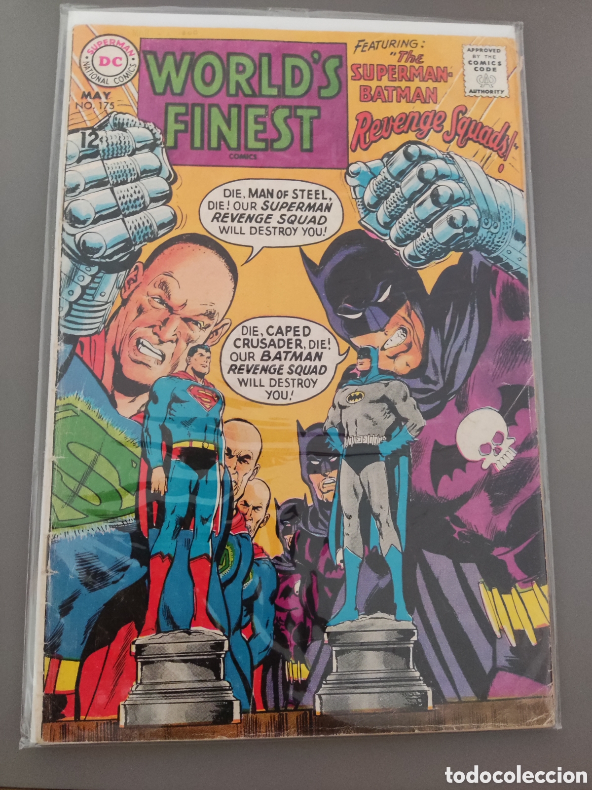 C&oacute;mics: World Finest 175 DC 1968 Neal Adams