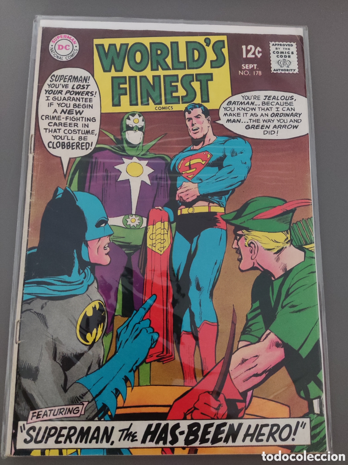 C&oacute;mics: World Finest 178 DC 1968 Neal Adams