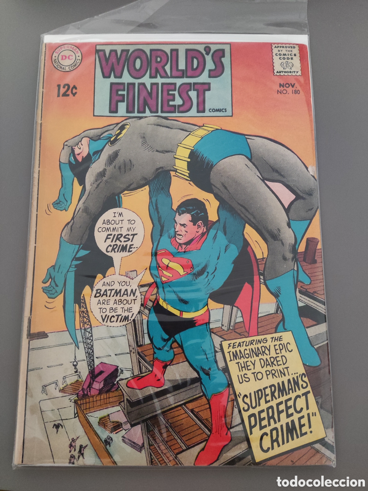 C&oacute;mics: World Finest 180 DC 1968 Neal Adams