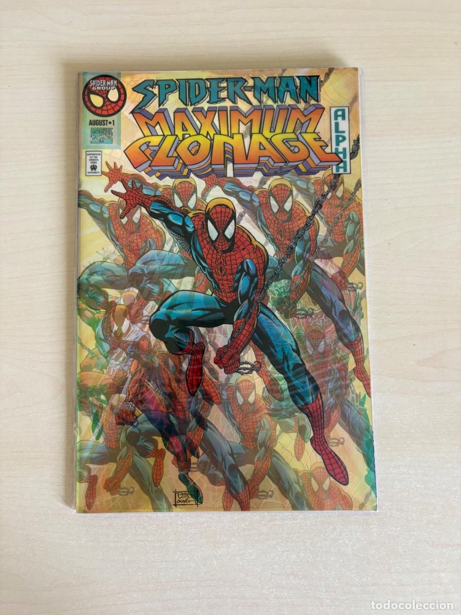 C&oacute;mics: Spider-Man: Maximum Clonage Alpha #1 (Marvel Comics USA, 1995)