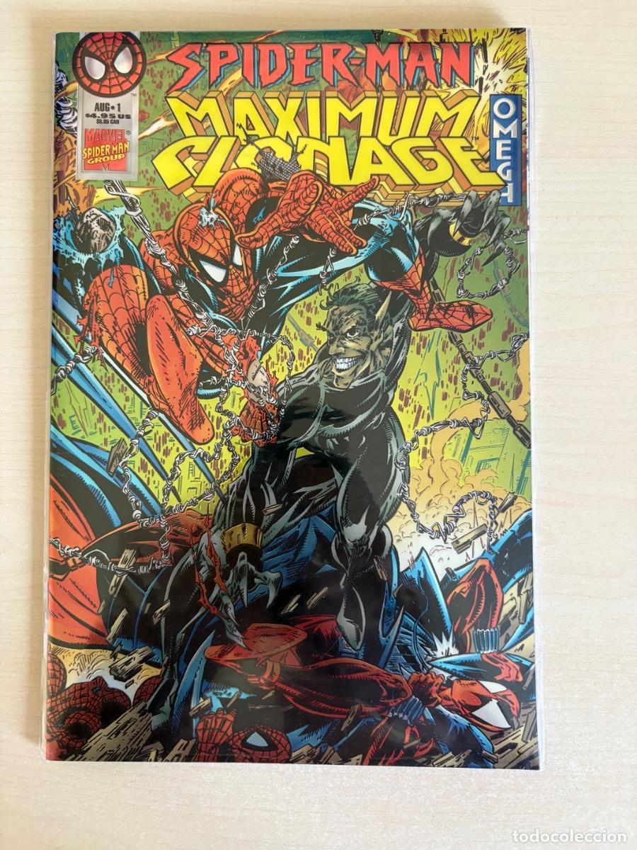 C&oacute;mics: Spider-Man: Maximum Clonage Omega #1 (Marvel Comics USA, 1995)