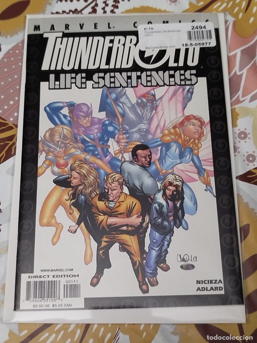 C&oacute;mics: Thunderbolts: Life sentences. Ed usa