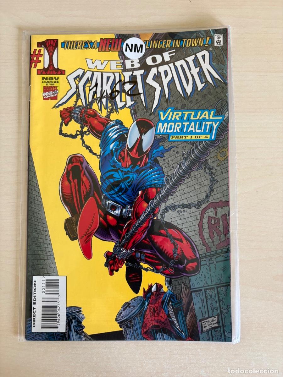 C&oacute;mics: Web of Scarlet Spider #1 (Marvel Comics USA, 1995)