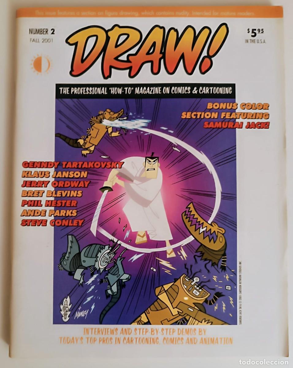 C&oacute;mics: Draw! Magazine #2 (2001) - Genndy Tartakovsky Samurai Jack / Klaus Janson - TwoMorrows US