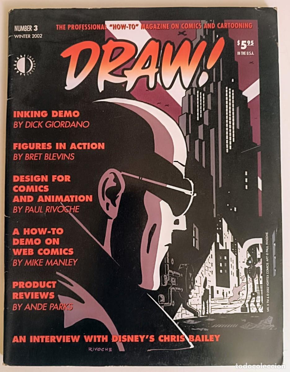 C&oacute;mics: Draw! Magazine #3 (2002) - Dick Giordano Inking Masterclass / Disney Animation - TwoMorrows