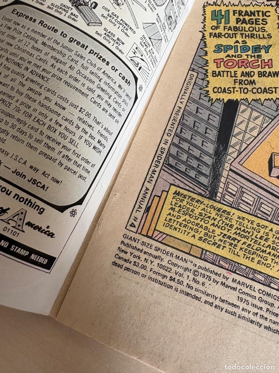 C&oacute;mics: Giant-Size Spider-Man #6 (Marvel Comics USA, 1975) - Foto 8