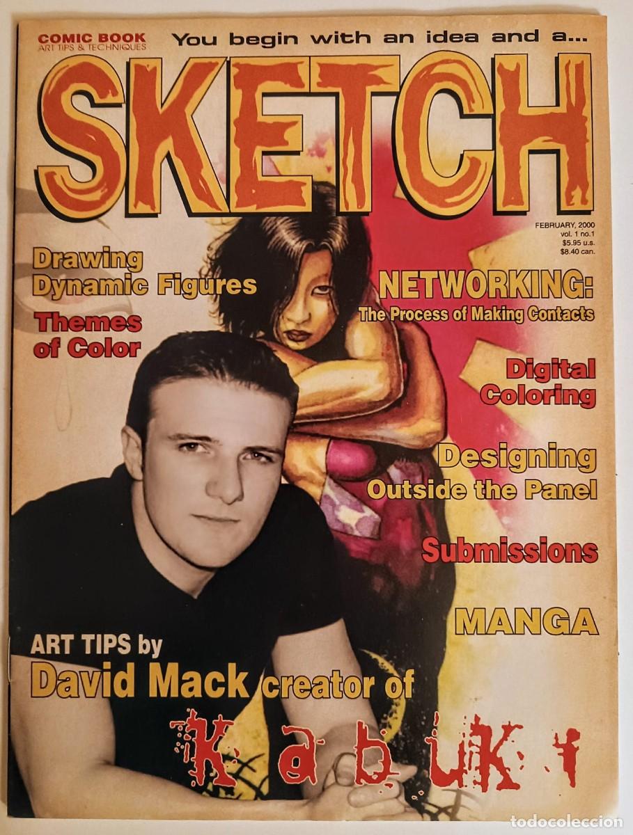 C&oacute;mics: Sketch Magazine #1 Premiere Issue (2000) - David Mack Kabuki - US Edition - Mint