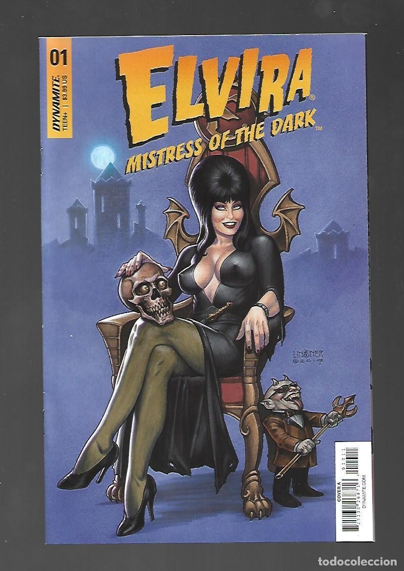 C&oacute;mics: Elvira, mistress of the Dark, 01, 2018, Dynamite, muy buen estado. Caja DA