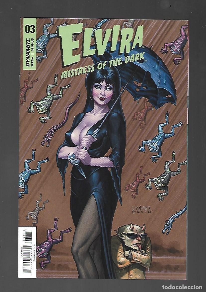 C&oacute;mics: Elvira, mistress of the Dark, 03, 2018, Dynamite, muy buen estado. Caja DA
