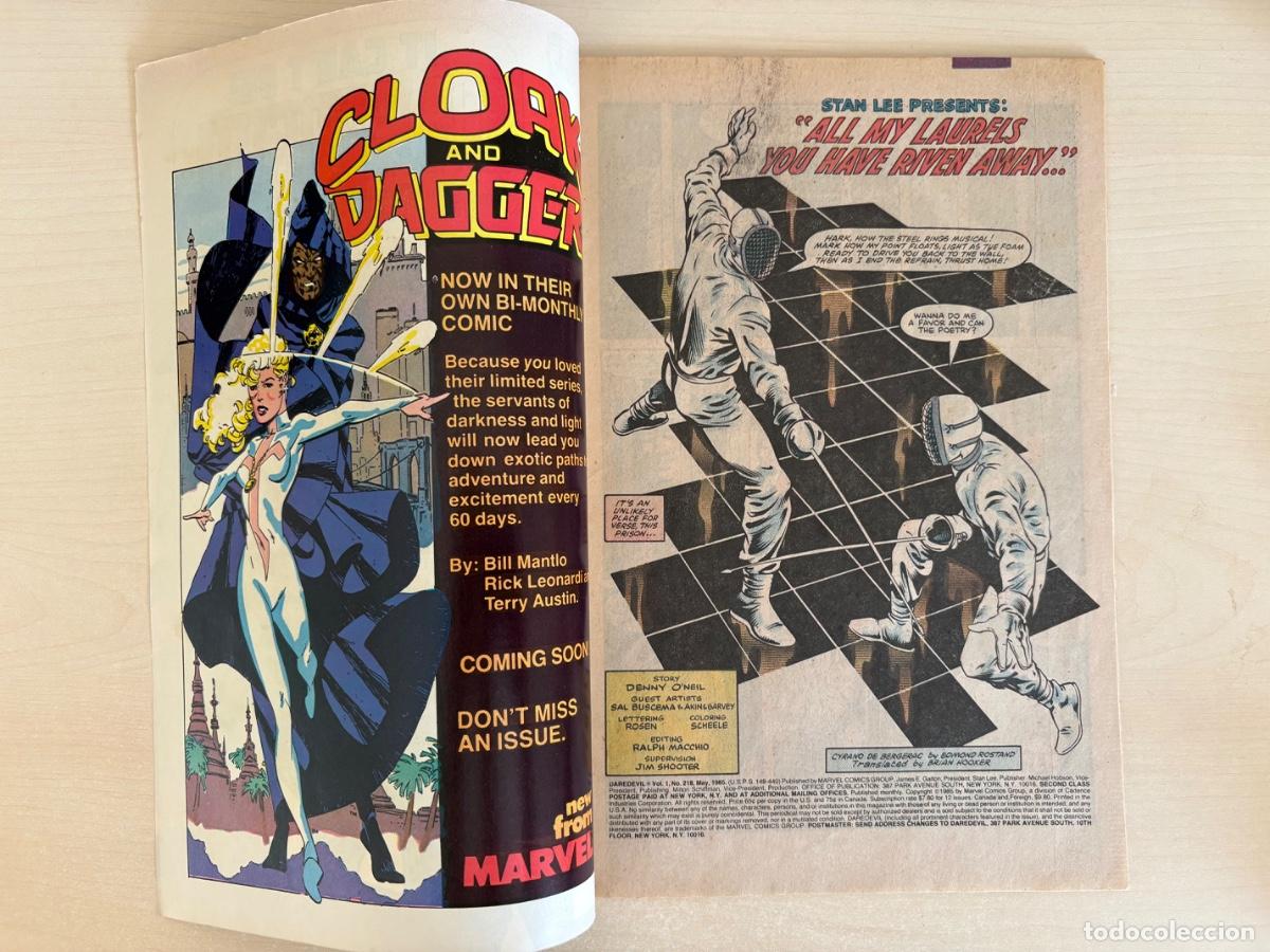 C&oacute;mics: Daredevil #218 (Marvel Comics USA, 1985) - Foto 2