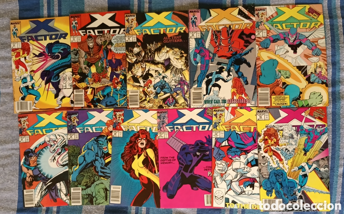 C&oacute;mics: Pack X-FACTOR 40 al 50, Marvel, 11 n&uacute;meros