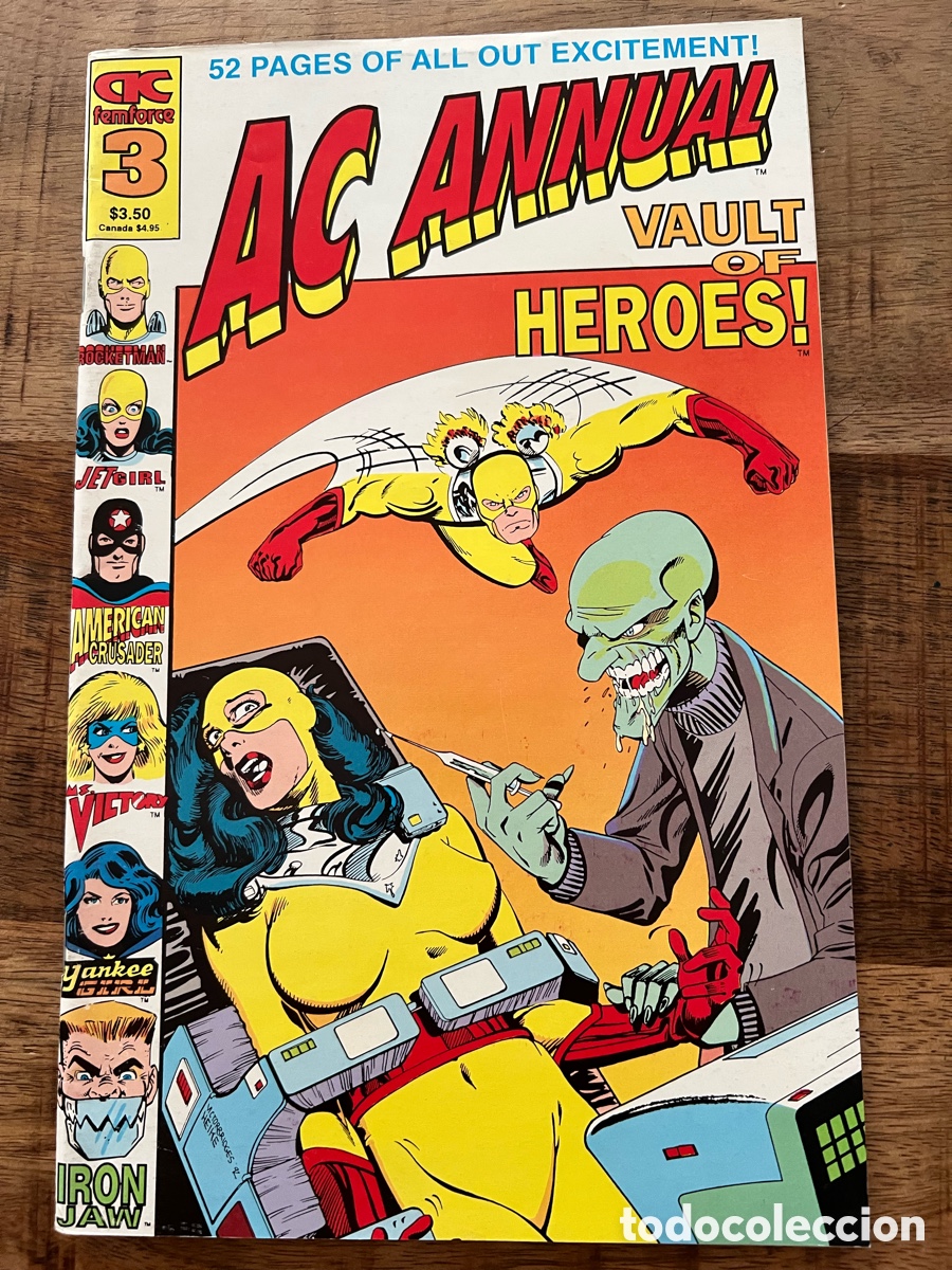 C&oacute;mics: AC ANNUAL #3 AC Comics Femforce 1992 USA