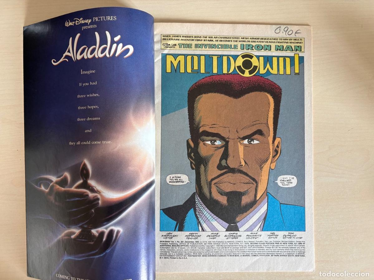 C&oacute;mics: Iron Man #287 (Marvel Comics USA, 1992) - Foto 2