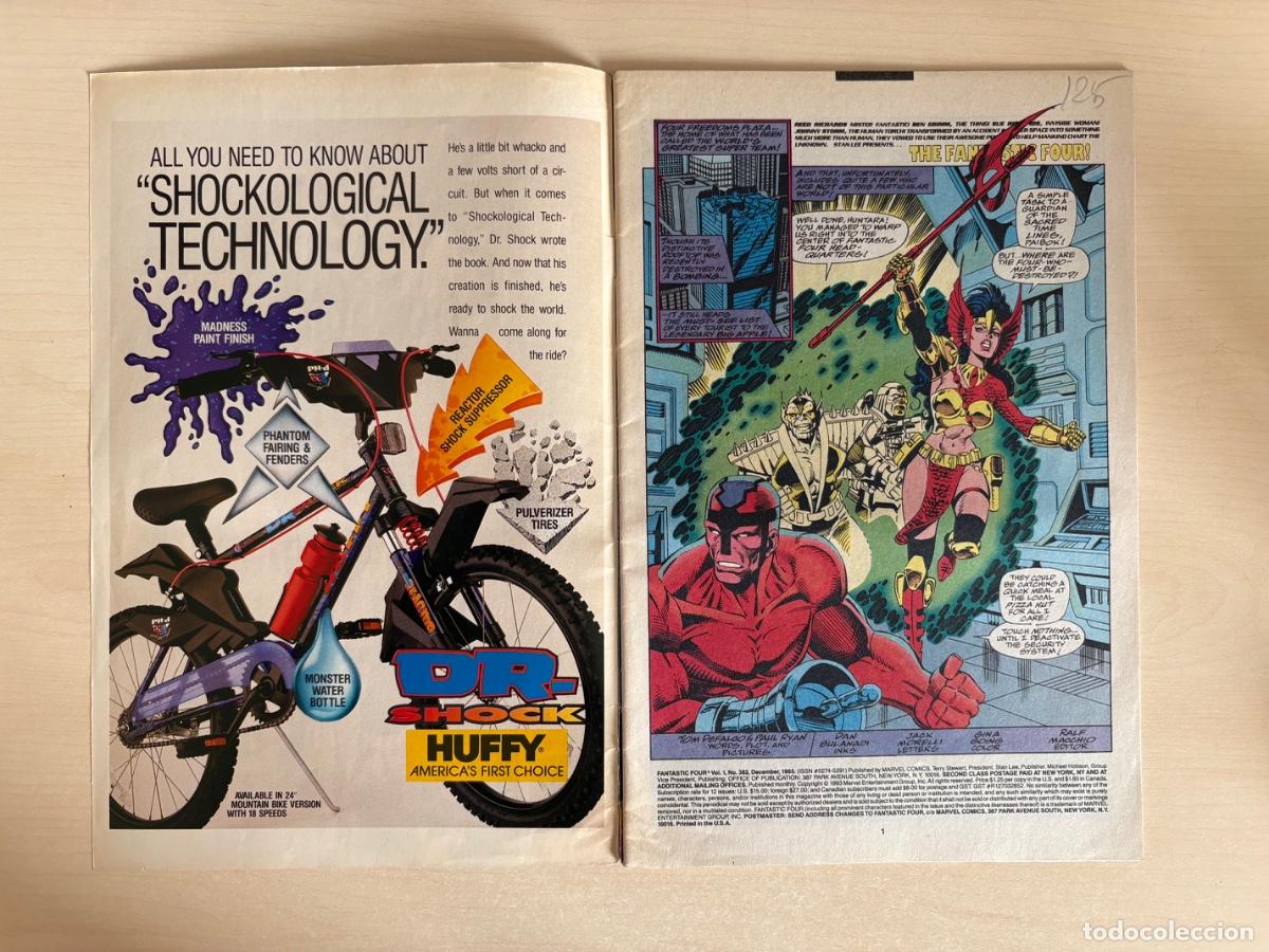 C&oacute;mics: Fantastic Four #382 (Marvel Comics USA, 1993) - Foto 2