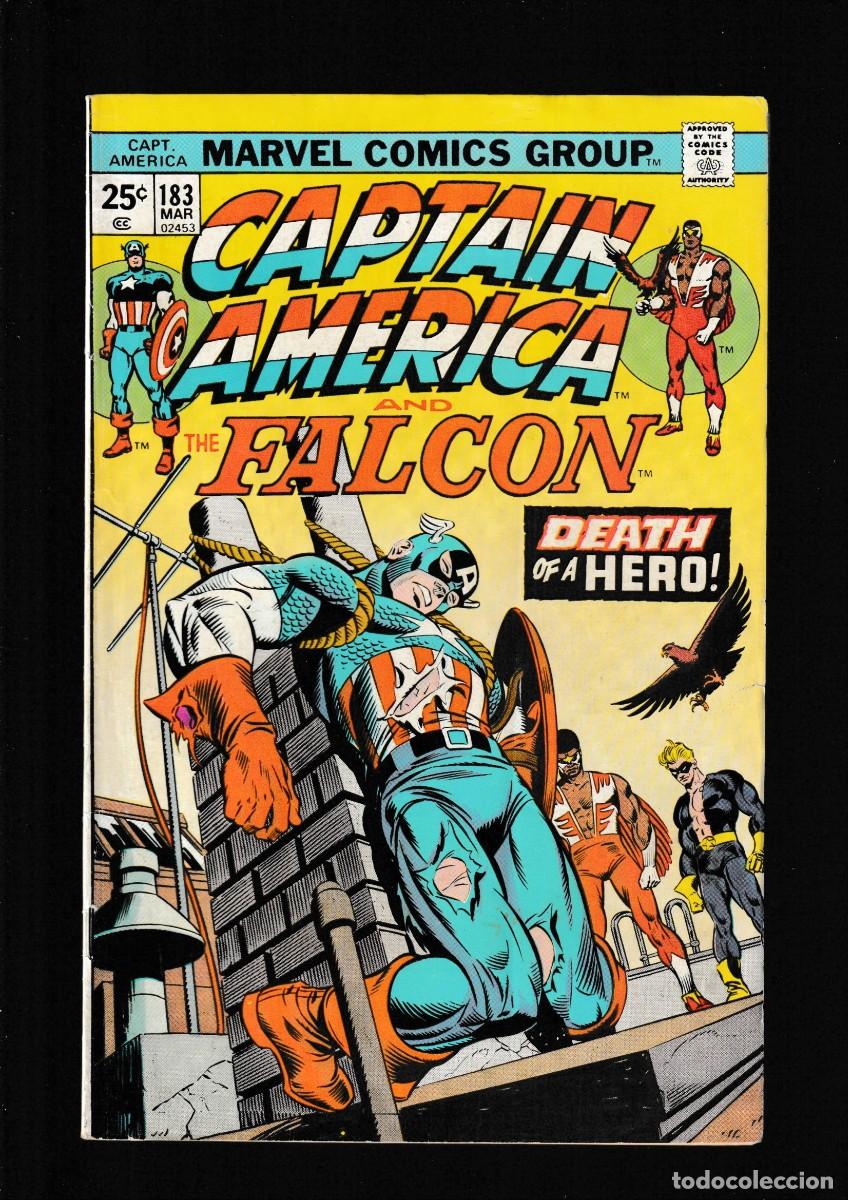 C&oacute;mics: CAPTAIN AMERICA 183 - MARVEL 1975 FN / STEVE ENGLEHART & FRANK ROBBINS / NOMAD NO MORE