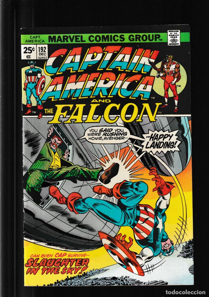 C&oacute;mics: CAPTAIN AMERICA 192 - MARVEL 1975 VFN / MARV WOLFMAN & FRANK ROBBINS / 1ST KARLA SOFEN