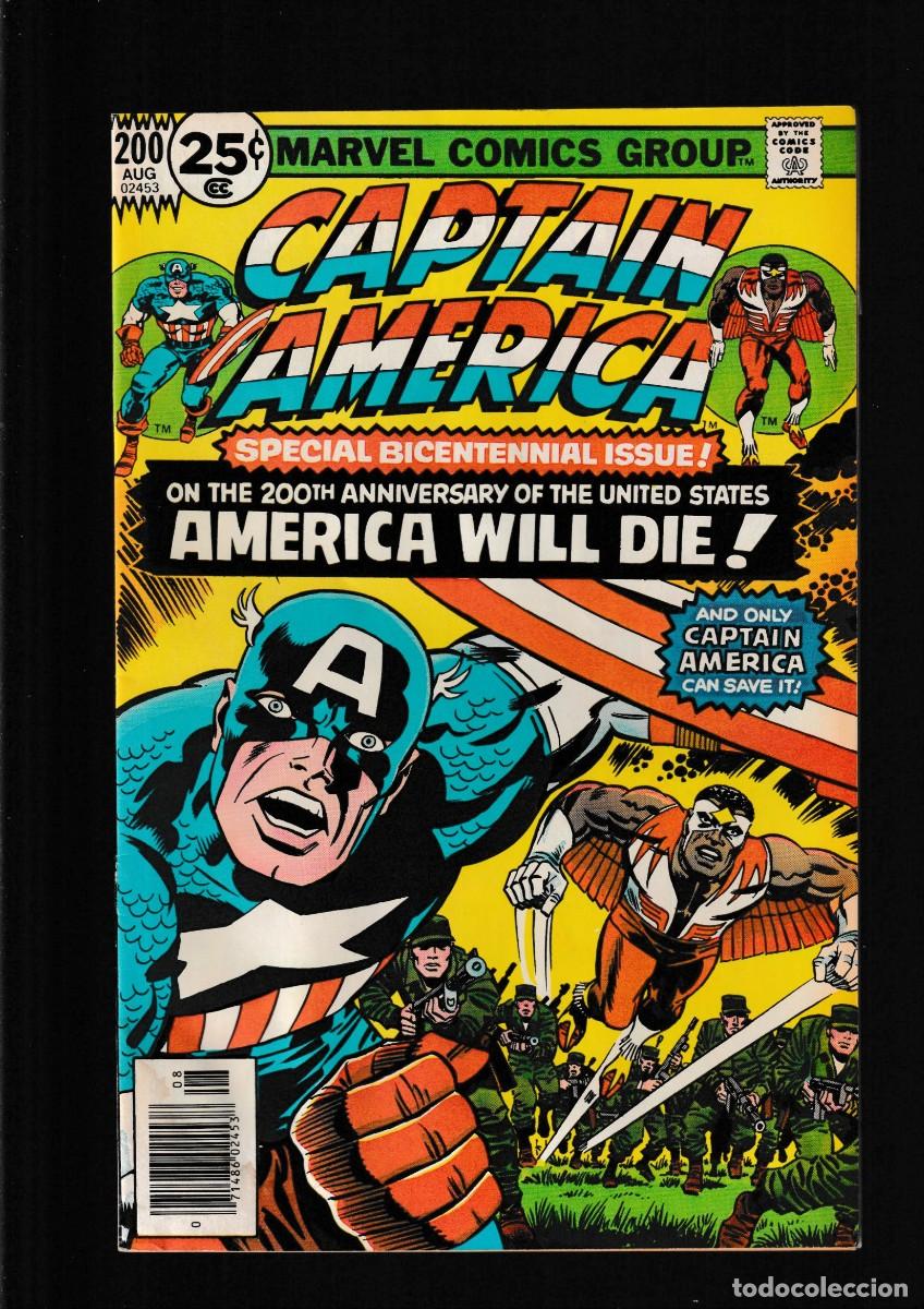 Fumetti: CAPTAIN AMERICA 200 AND THE FALCON - MARVEL 1976 VG / JACK KIRBY
