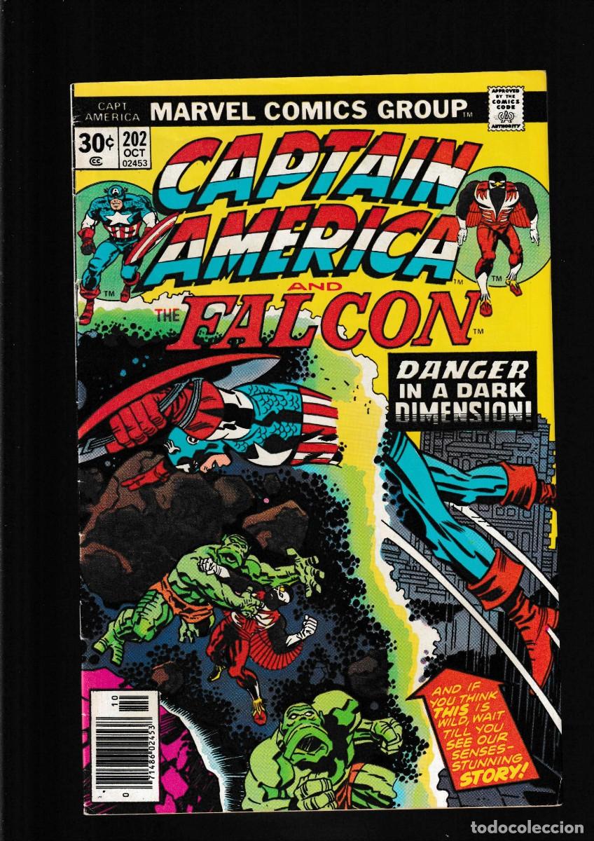 Comics: CAPTAIN AMERICA 202 AND THE FALCON - MARVEL 1976 FN/VFN / JACK KIRBY
