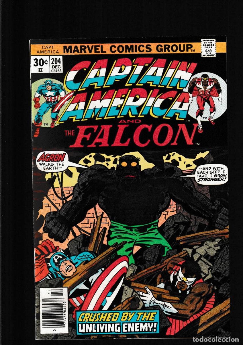 Comics: CAPTAIN AMERICA 204 AND THE FALCON - MARVEL 1976 FN/VFN / JACK KIRBY