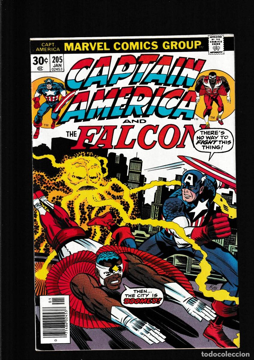 Fumetti: CAPTAIN AMERICA 205 AND THE FALCON - MARVEL 1977 VFN / JACK KIRBY