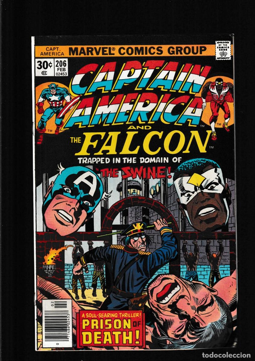 Comics: CAPTAIN AMERICA 206 AND THE FALCON - MARVEL 1977 FN / JACK KIRBY