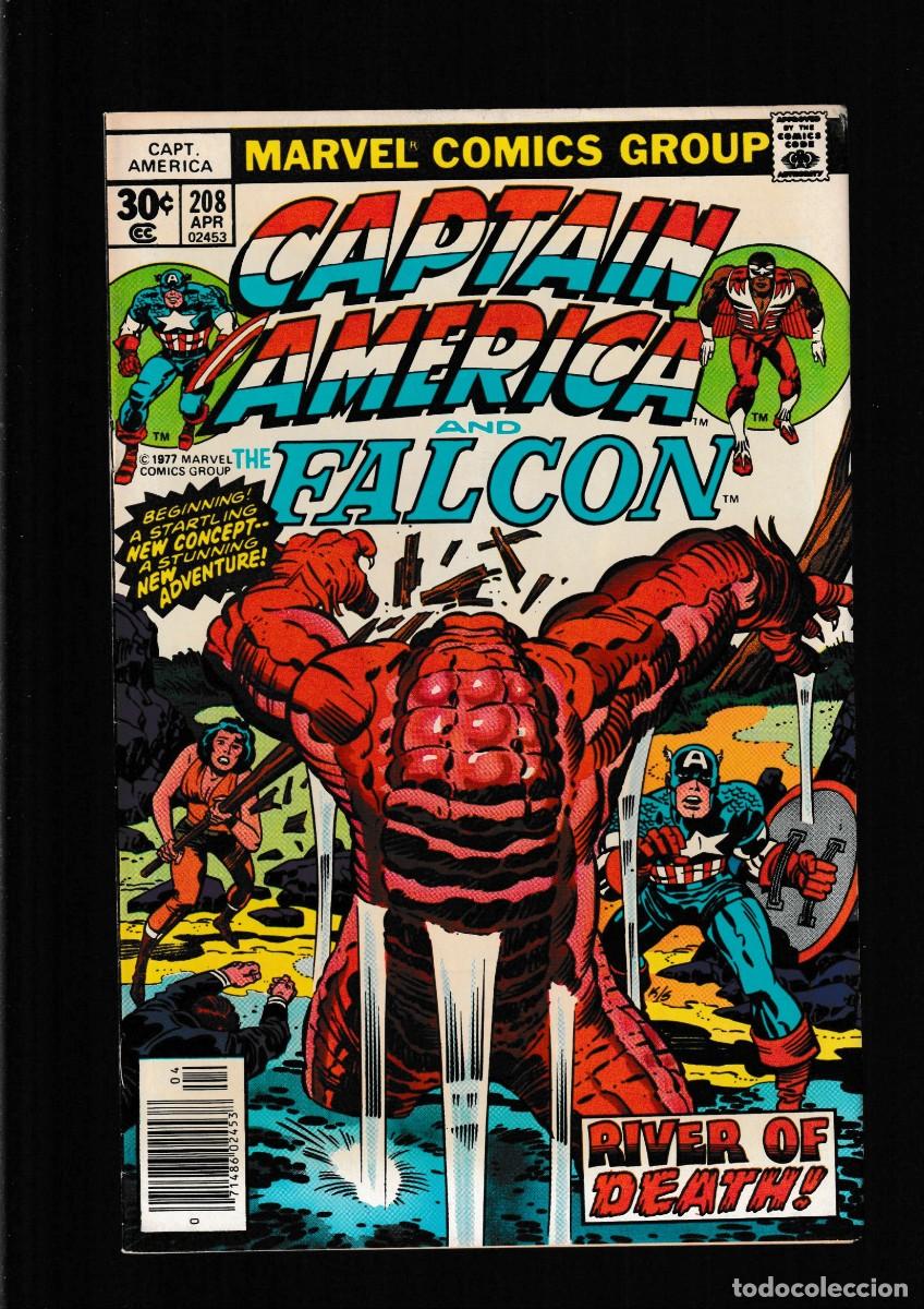 C&oacute;mics: CAPTAIN AMERICA 208 AND THE FALCON - MARVEL 1977 FN/VFN / JACK KIRBY / 1ST ARNIM ZOLA