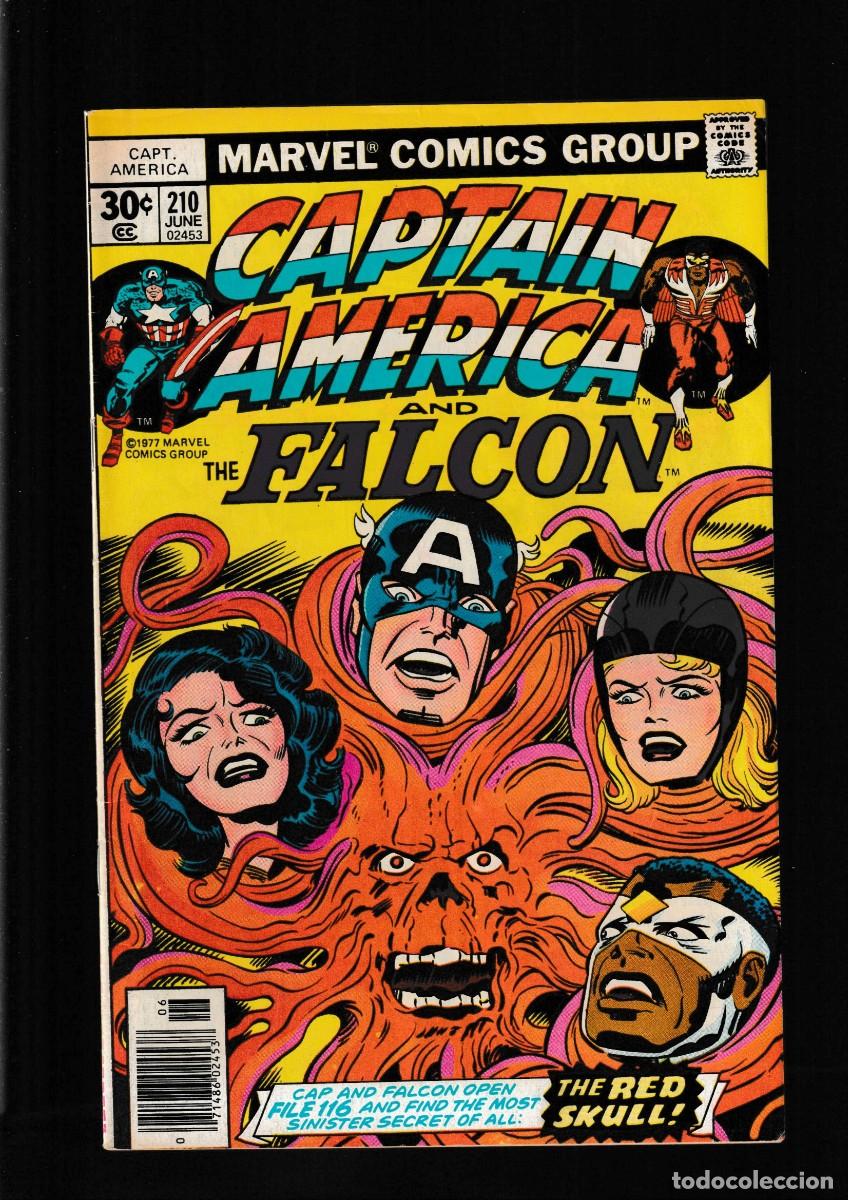 Comics: CAPTAIN AMERICA 210 AND THE FALCON - MARVEL 1977 VFN / JACK KIRBY / 3RD ARNIM ZOLA