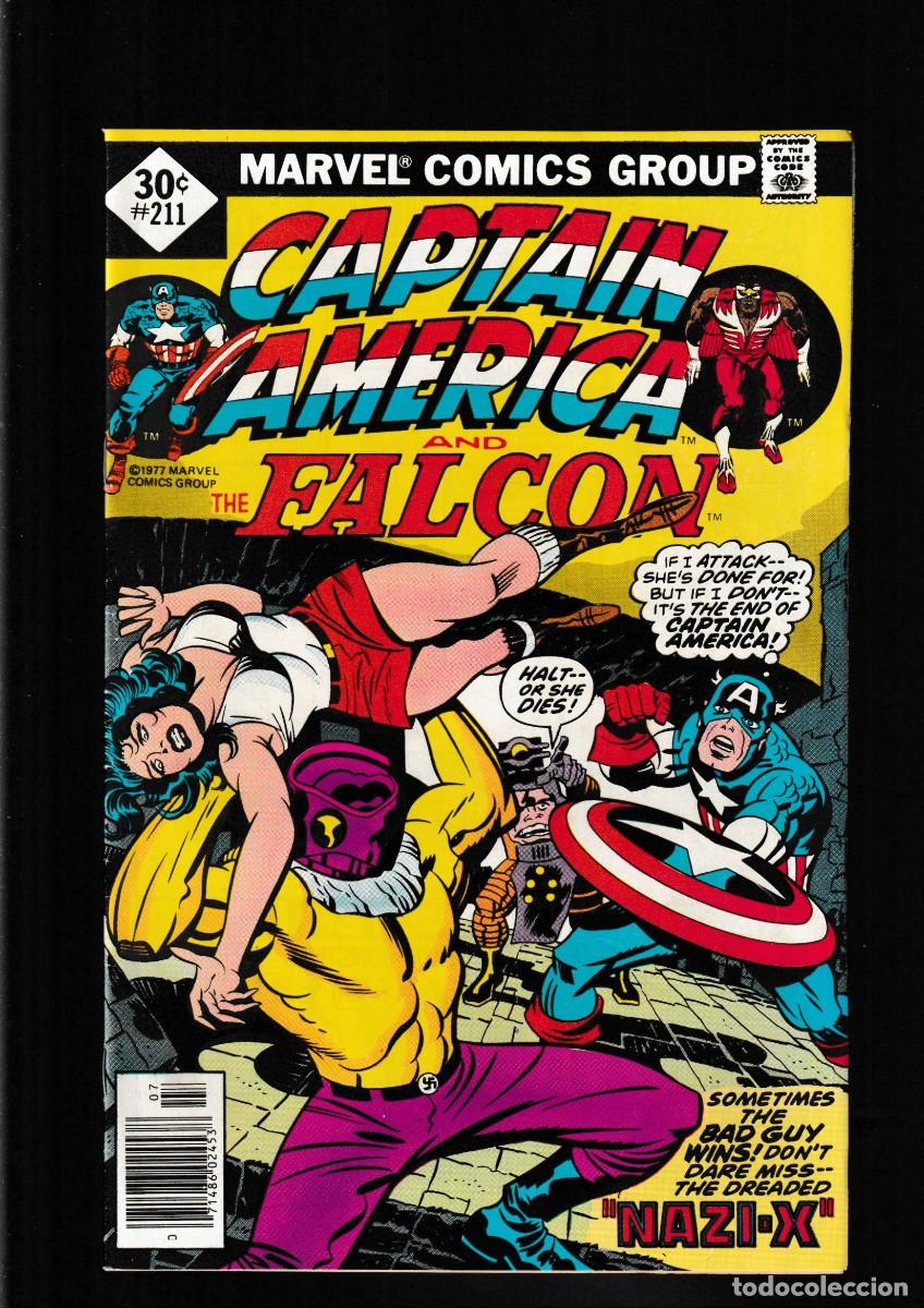 Comics: CAPTAIN AMERICA 211 AND THE FALCON - MARVEL 1977 VFN / JACK KIRBY / ARNIM ZOLA
