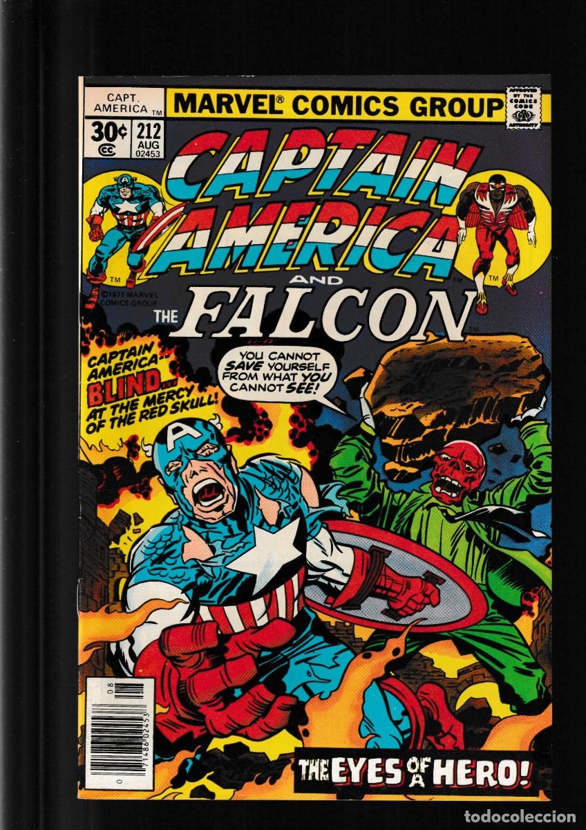 Comics: CAPTAIN AMERICA 212 AND THE FALCON - MARVEL 1977 VFN / JACK KIRBY / ARNIM ZOLA