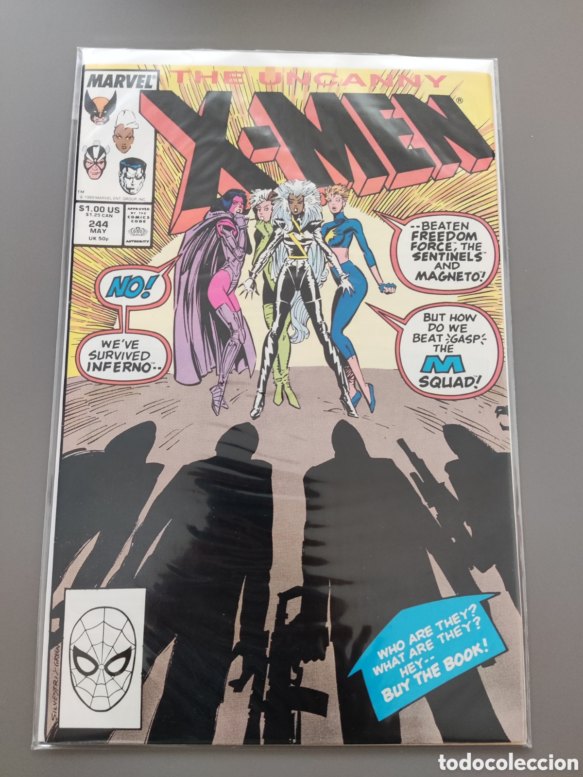 C&oacute;mics: Uncanny X-Men 244 Marvel 1989