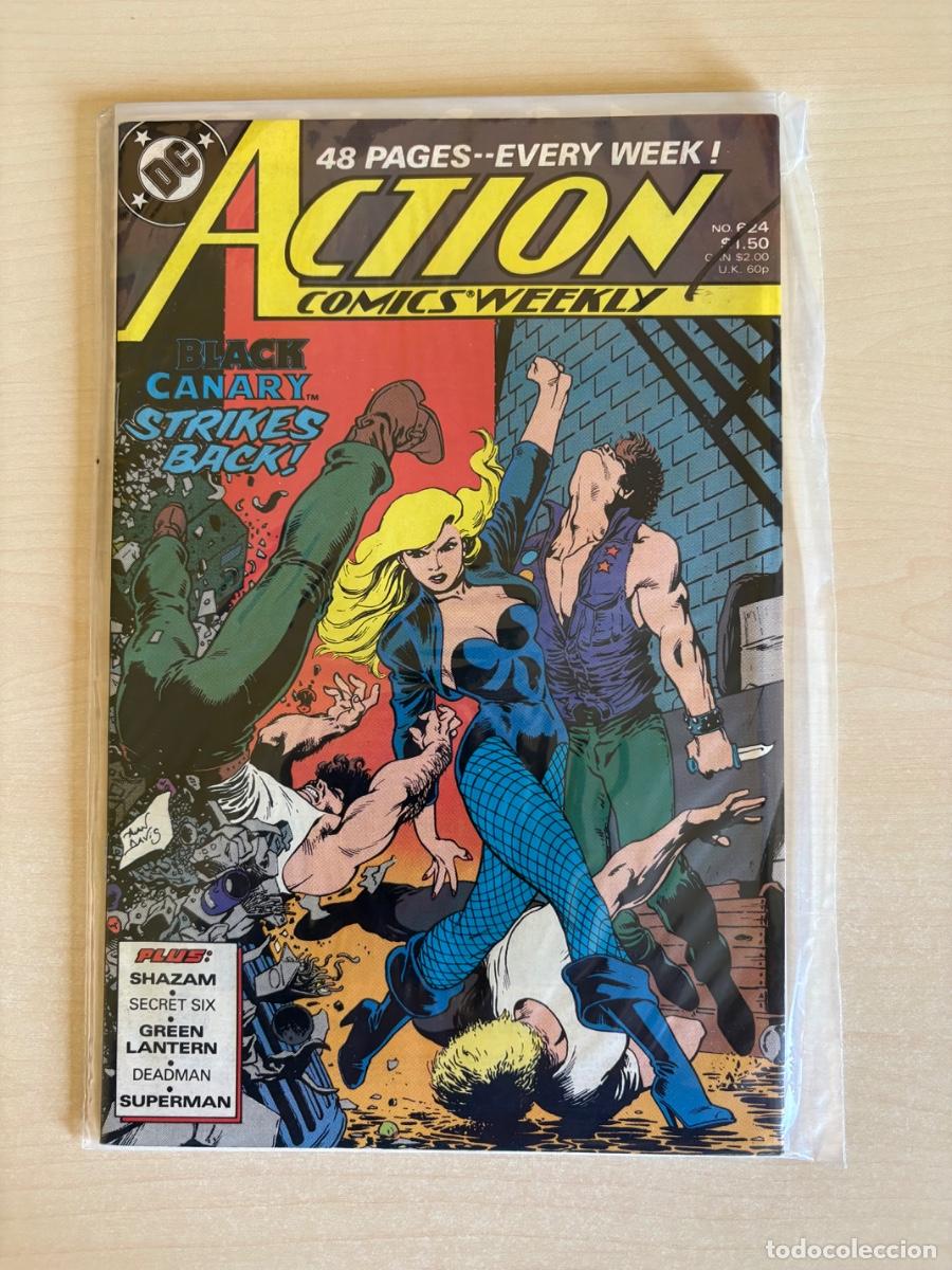 C&oacute;mics: Action Comics Weekly #624 &mdash; Black Canary (DC Comics USA, 1988)