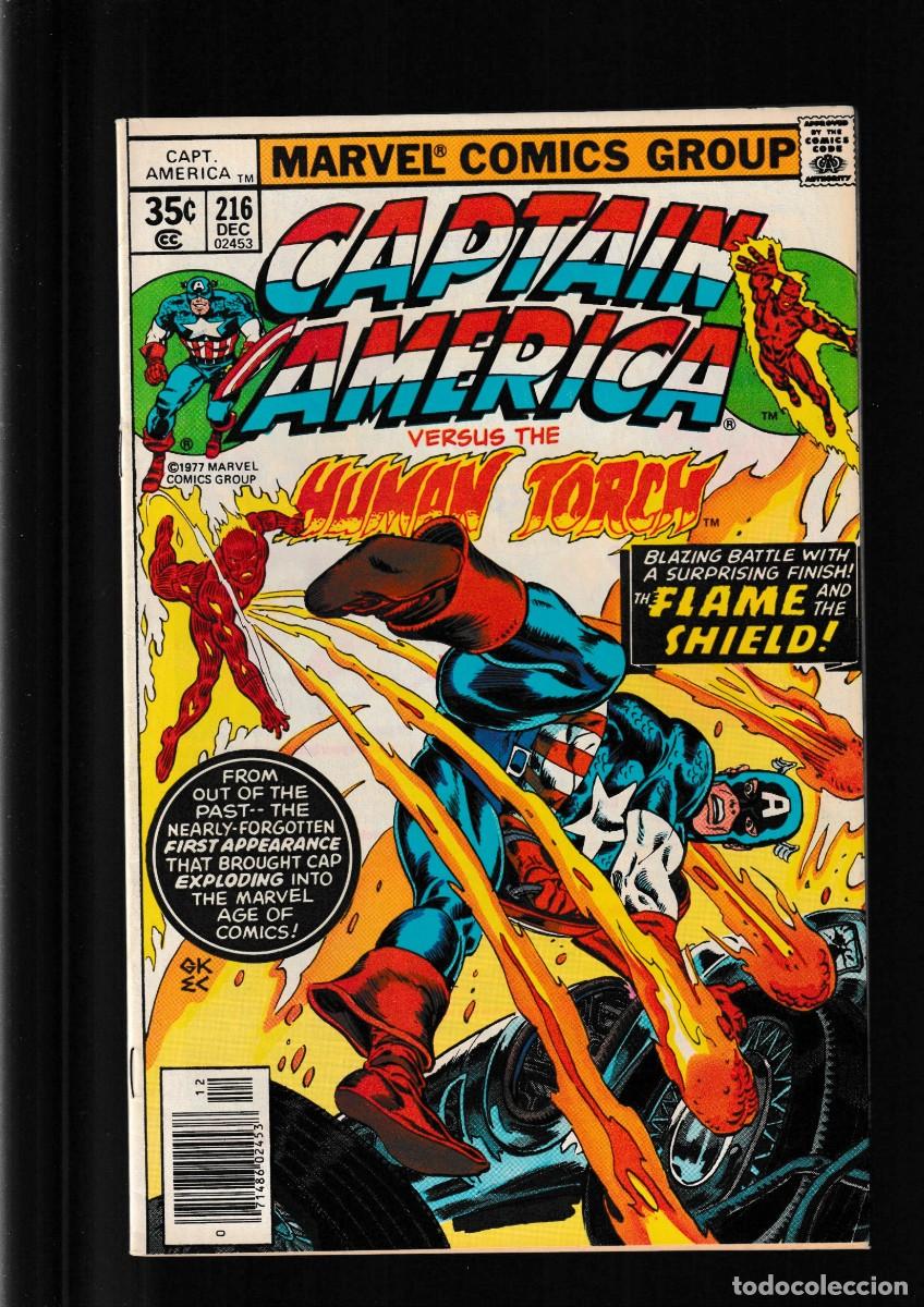 Comics: CAPTAIN AMERICA 216 AND THE FALCON - MARVEL 1977 FN/VFN / STAN LEE & JACK KIRBY