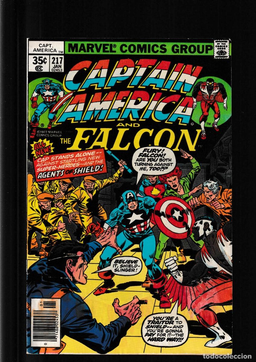 Fumetti: CAPTAIN AMERICA 217 - MARVEL 1978 / ROY THOMAS & JOHN BUSCEMA / 1ST WENDELL VAUGHN QUASAR