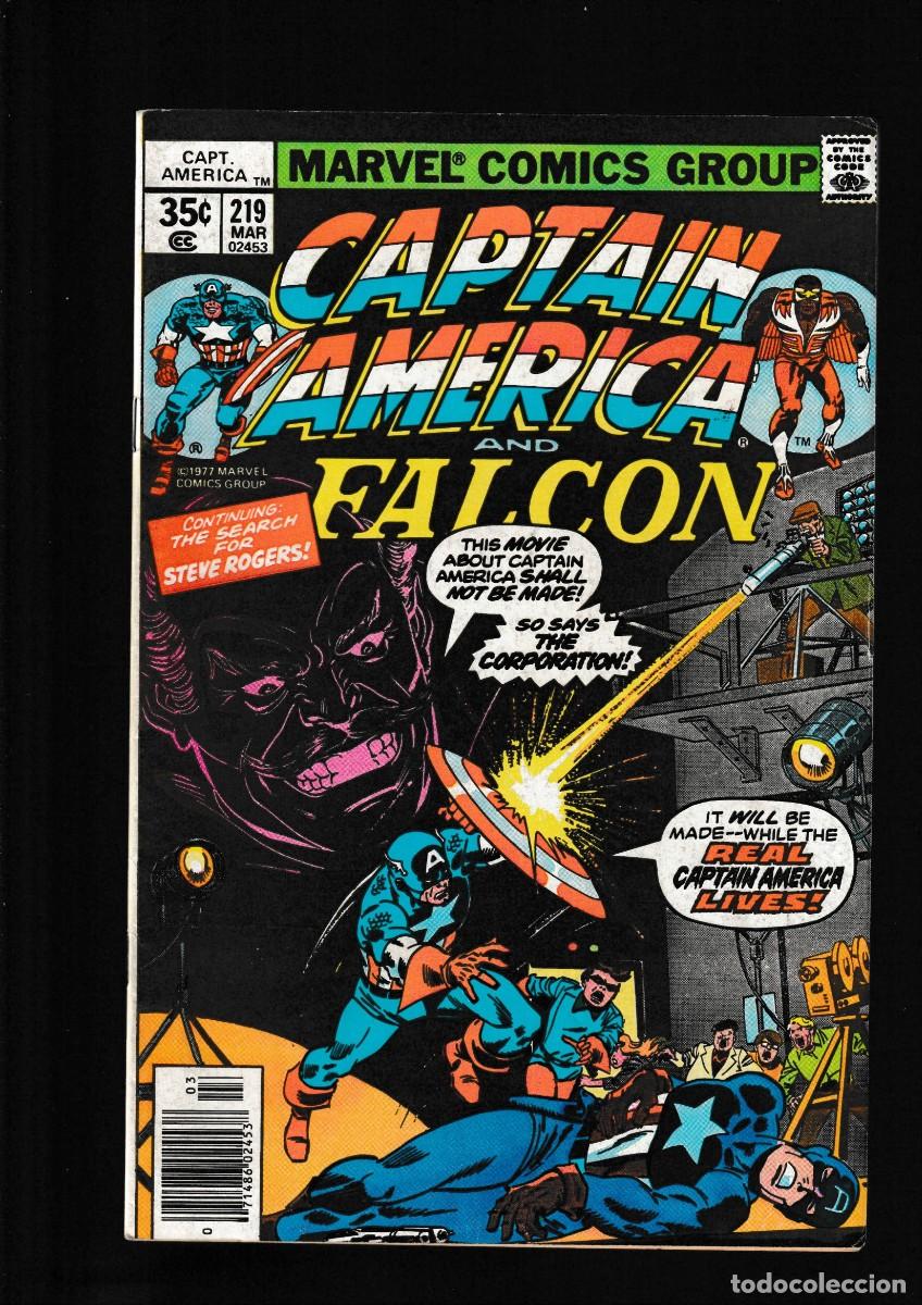 Comics : CAPTAIN AMERICA 219 - MARVEL 1978 FN/VFN / DON GLUT & SAL BUSCEMA / VS CAPTAIN AMERICA & BUCKY