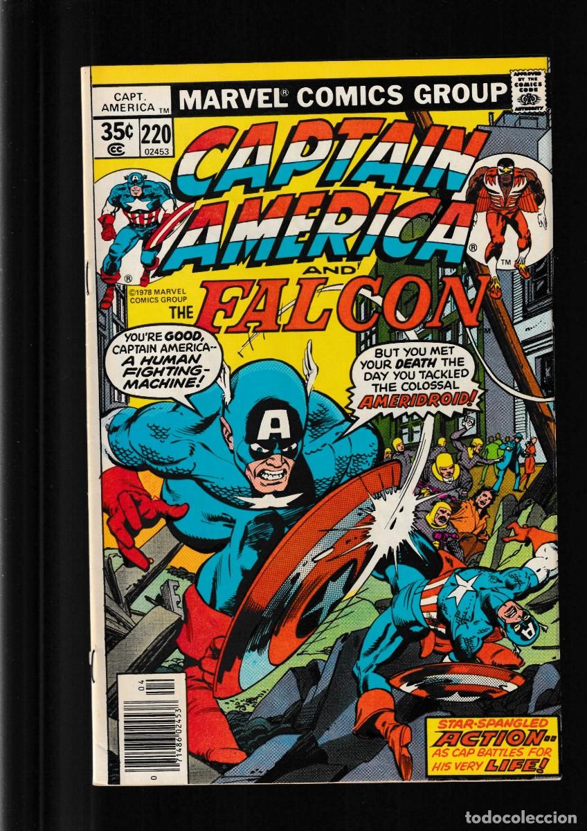 Comics: CAPTAIN AMERICA 220 - MARVEL 1978 FN/VFN / DON GLUT & SAL BUSCEMA / VS CAPTAIN AMERICA & BUCKY
