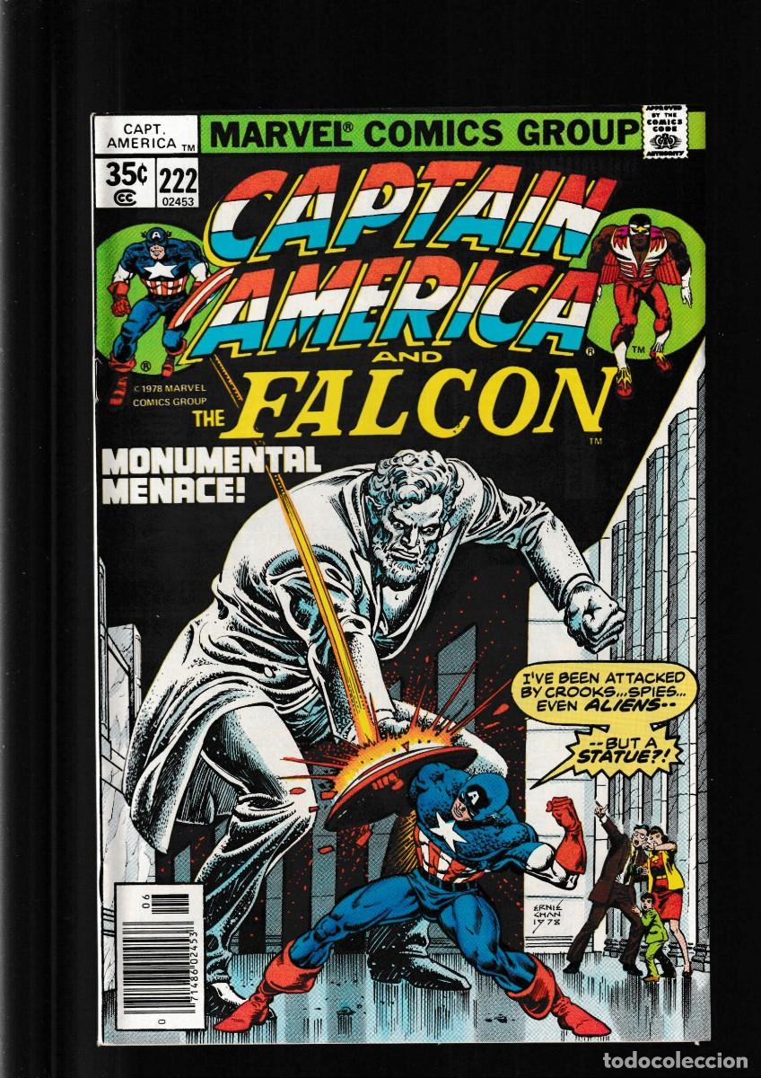 Comics: CAPTAIN AMERICA 222 - MARVEL 1978 VFN / STEVE GERBER & SAL BUSCEMA