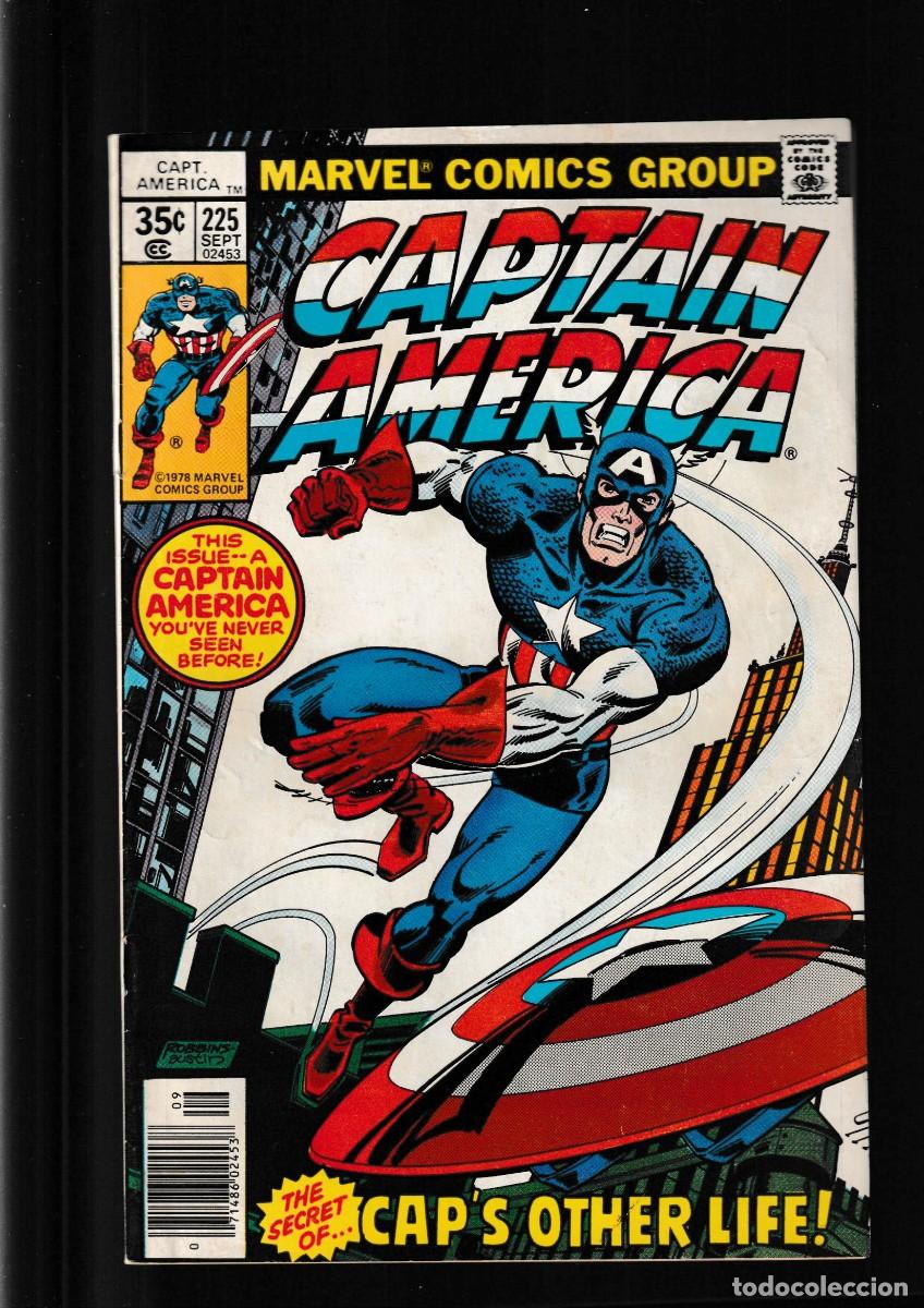 Comics: CAPTAIN AMERICA 225 - MARVEL 1978 FN/VFN / STEVE GERBER & SAL BUSCEMA
