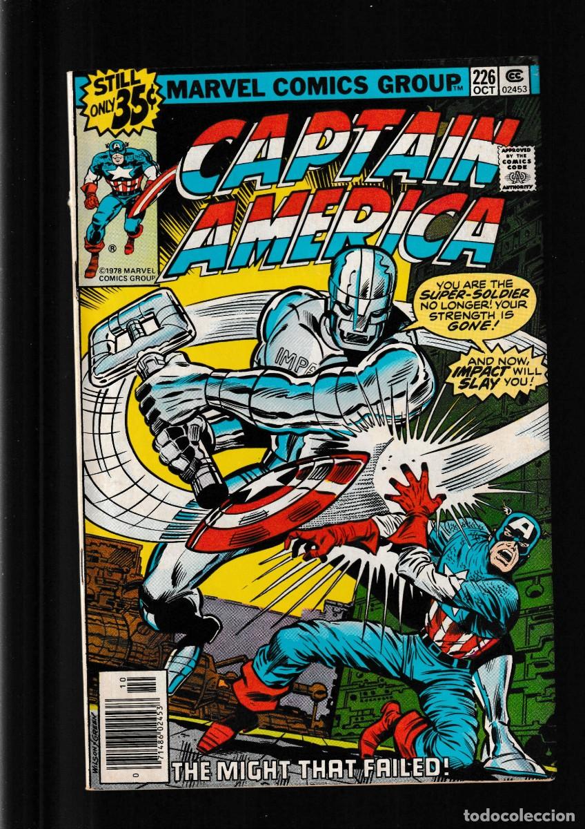 Comics: CAPTAIN AMERICA 226 - MARVEL 1978 VG/FN / ROGER MCKENZIE & SAL BUSCEMA