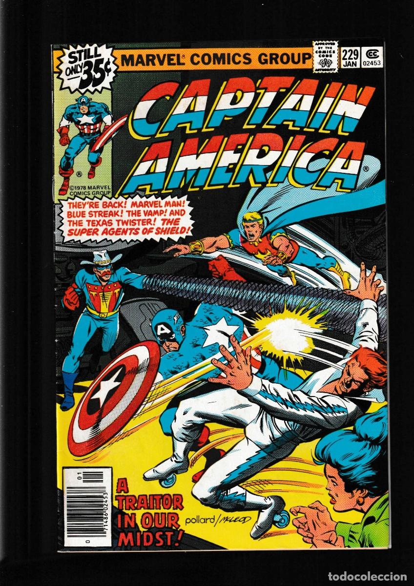 Comics: CAPTAIN AMERICA 229 - MARVEL 1979 VFN / ROGER MCKENZIE & SAL BUSCEMA / VS SHIELD SUPERSOLDIERS
