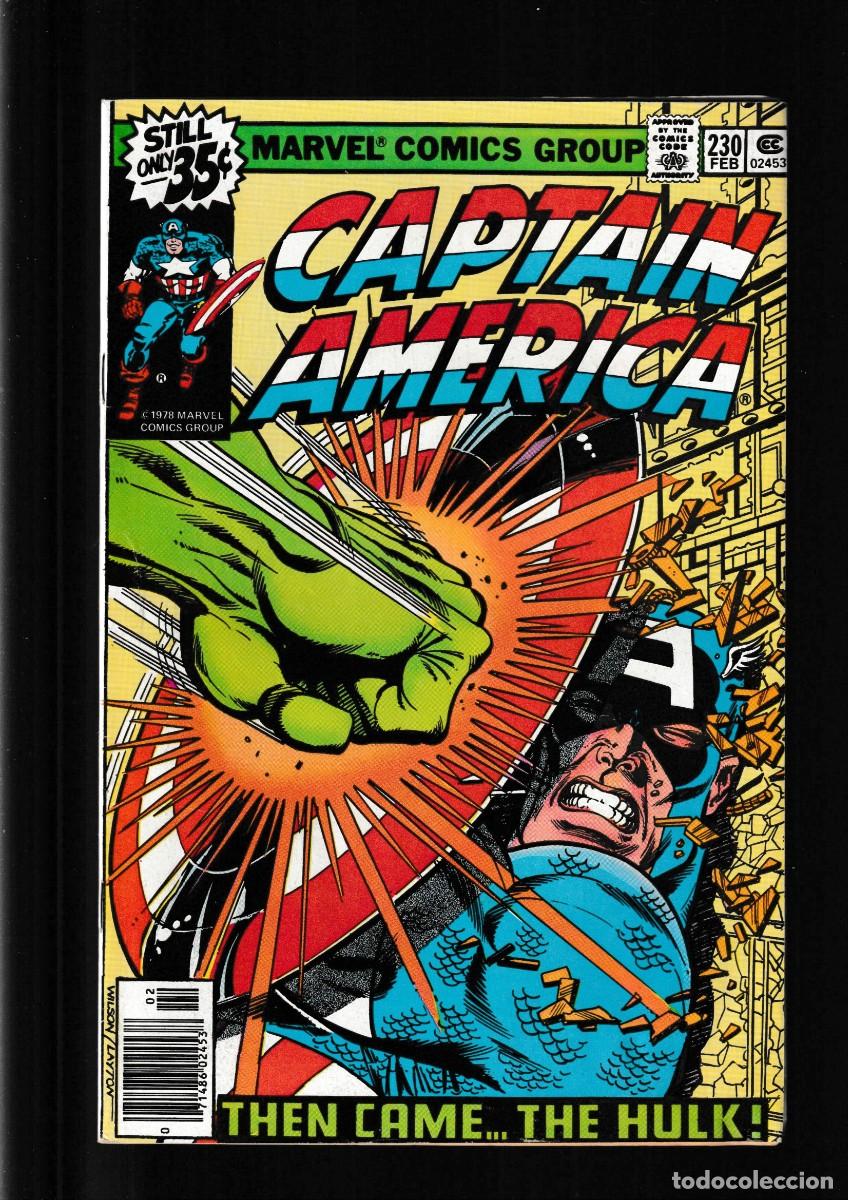 Comics: CAPTAIN AMERICA 230 - MARVEL 1979 VG / ROGER MCKENZIE & SAL BUSCEMA / VS INCREDIBLE HULK